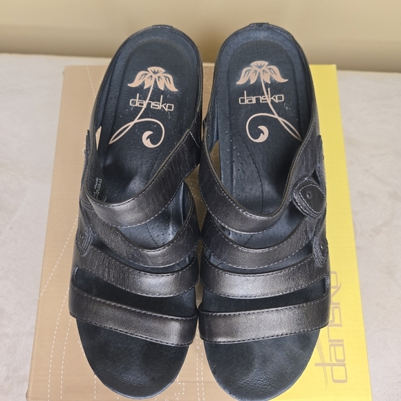Dansko Nigella Brush Off Mule Sandals Graphite Size 9 (EU 39) - Picture 13 of 13